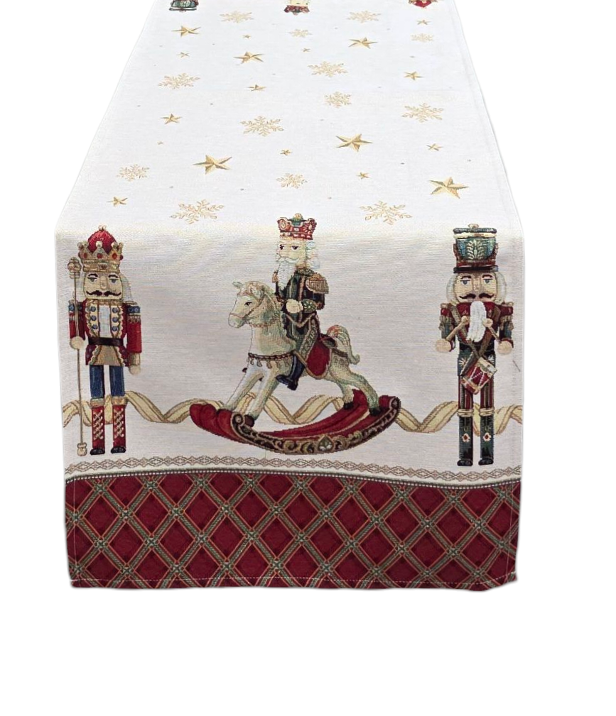 Lunaria Lab - Wholesale Table Runner - Christmas Runner Nutcracker Lurex in Gobelin0