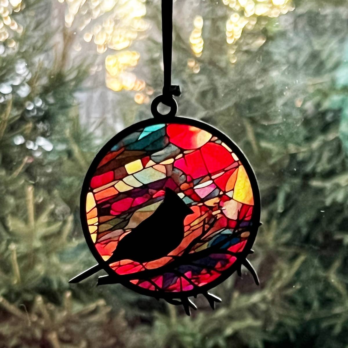 Squirrel Tacos Papercuts – wholesale Ornament – Cardinal Ornament Suncatcher – Woodland Bird2