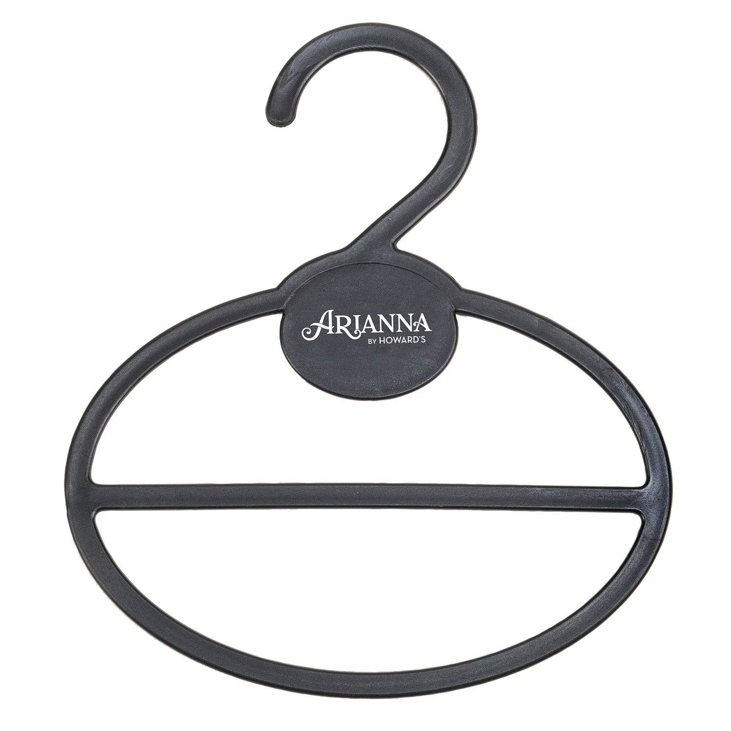 Elsie & Zoey - Wholesale Clothes Hangers - Black Round Scarf Accessory Hanger0