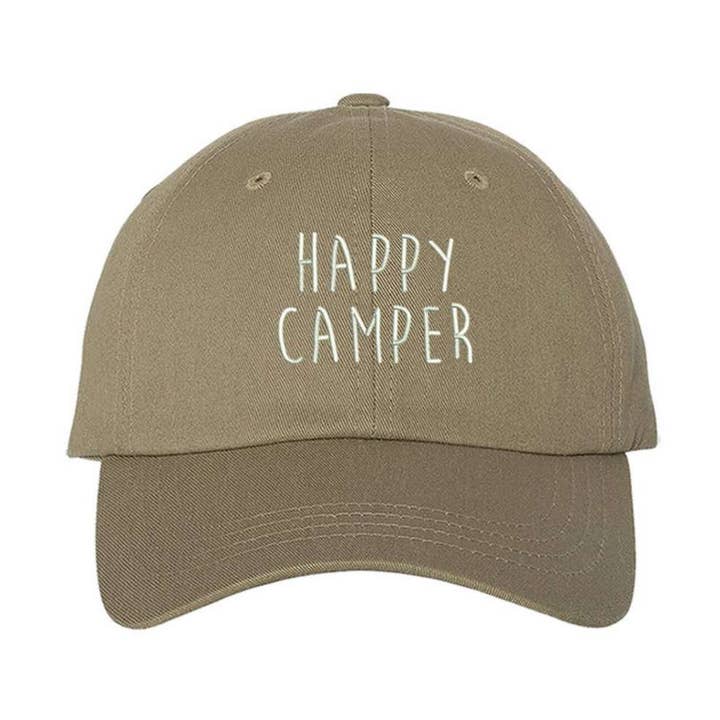 DSY Lifestyle - Wholesale Baseball Cap - Women's - Happy Camper Baseball Hat0