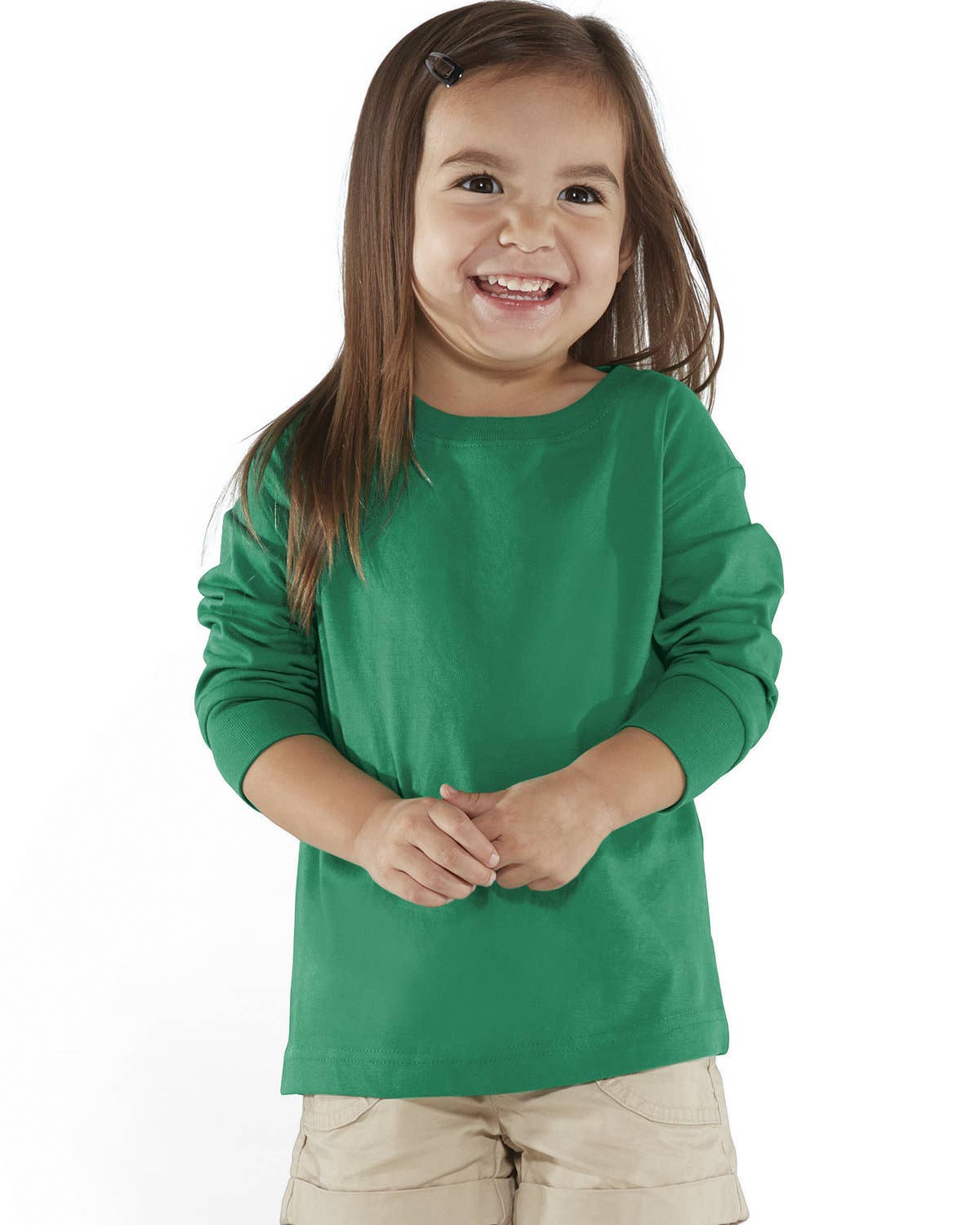 Total Apparel - Wholesale T-Shirt - Kids - Rabbit Skins Toddler Long-Sleeve Fine Jersey T-Shirt RS330215