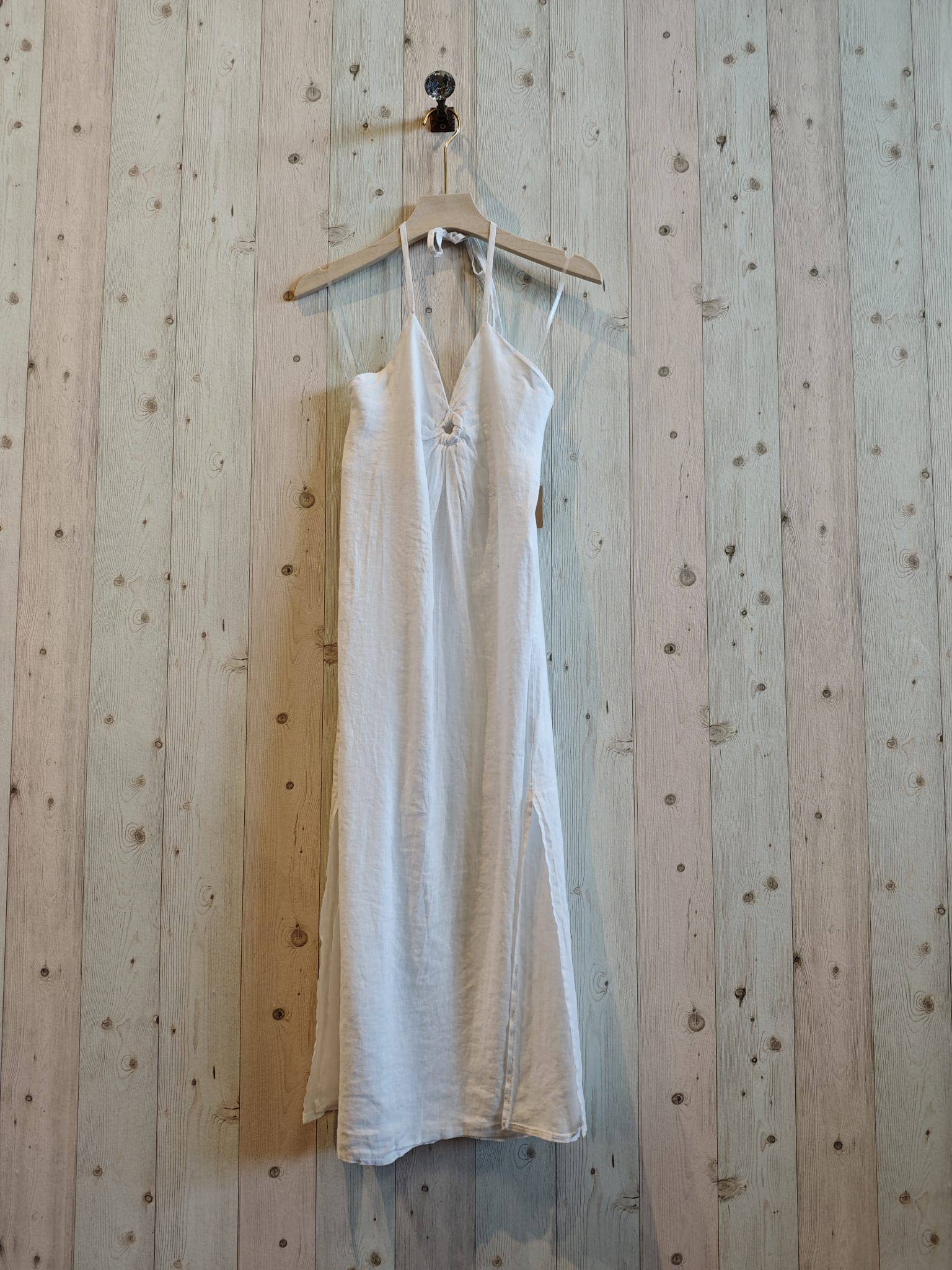 Linen & More - Vendita all'ingrosso Vestito - Donna - RIF 13992 VESTITO IN LINO CON SPALLINE2