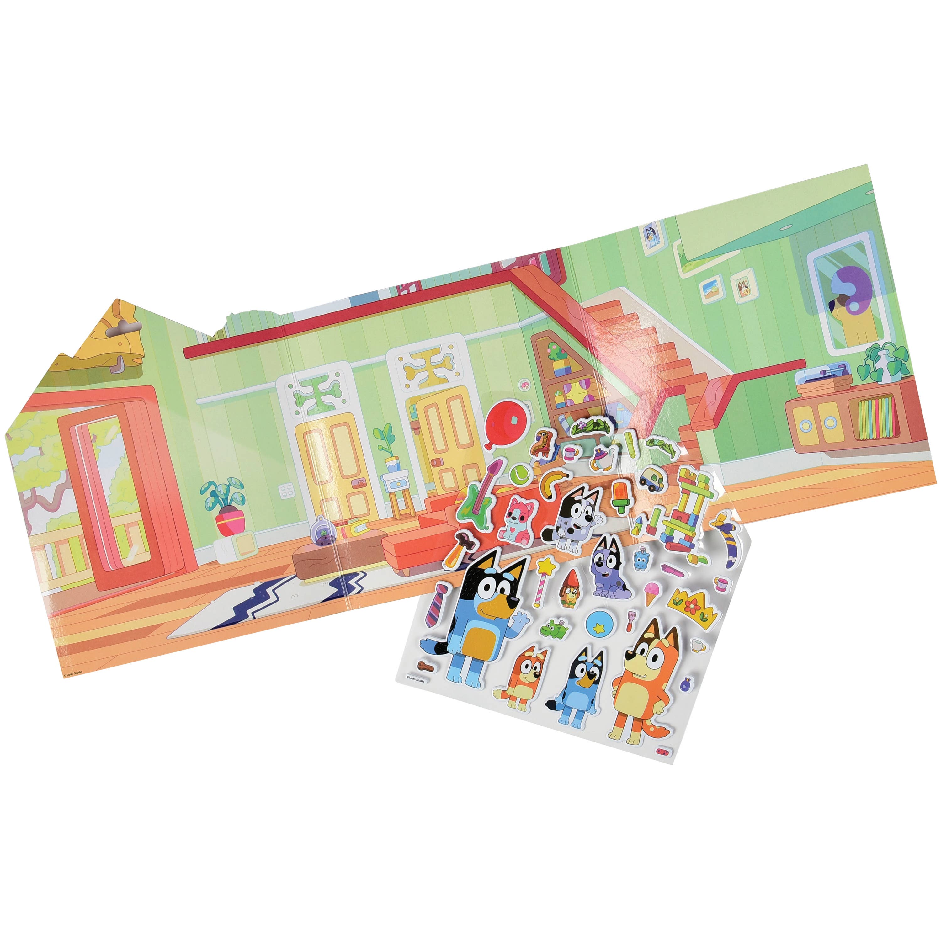 US Toy Company - Wholesale Sticker - Kids & Baby - Bluey Sticker Playsets1