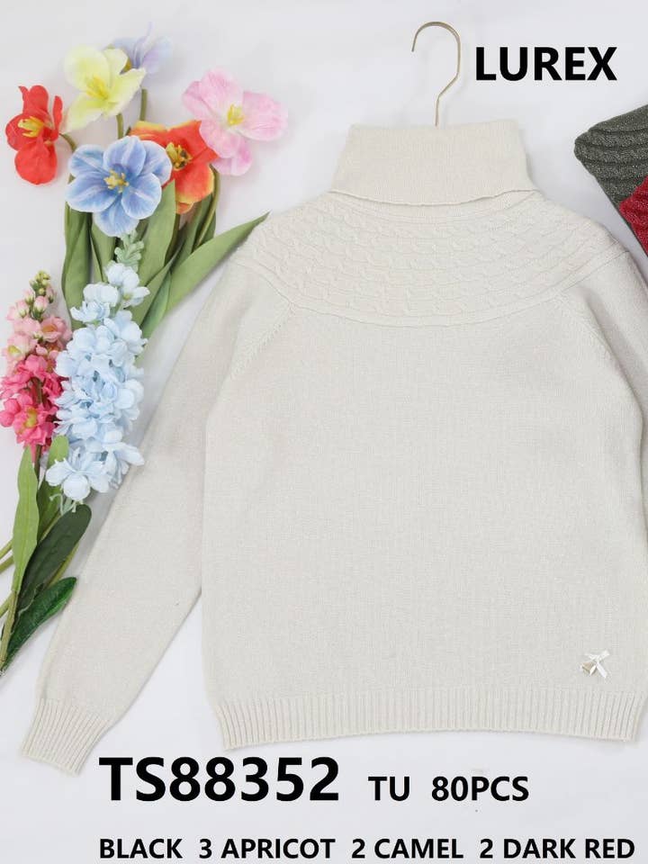 PULL BASIQUE EN MAILLE COL ROULÉ pour la vente par SWEET MAGIC MODA Y COMPLEMENTOS