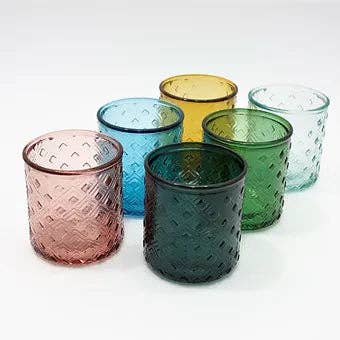 Copo Nihon de Vidro Reciclado / Suporte para Vela de Chá por atacado de Jarapa