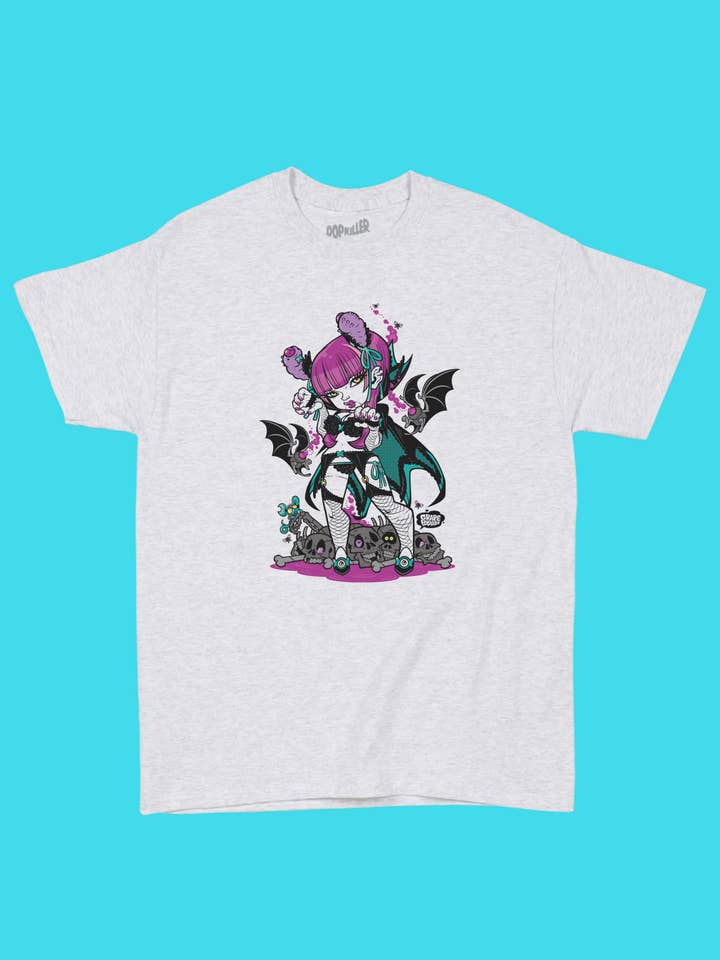 Popkiller Artist Series GRAPE BRAIN Gothic Lolita Classic T-shirt for wholesale by Popkiller