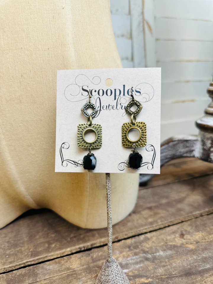 Bronze Black Crystal - Ear for wholesale by Scooples Jewelry