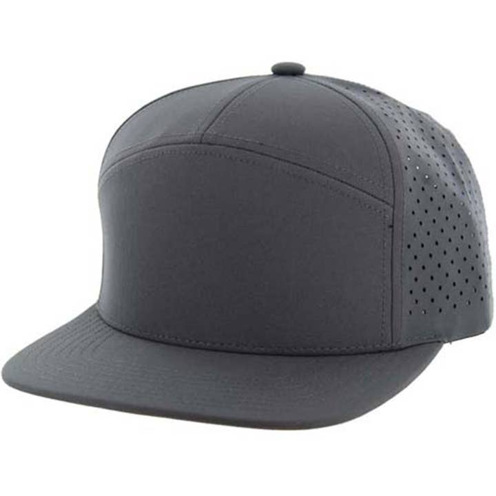 Zion Brand - Wholesale Flat-brimmed cap – Unisex - BLANK 7 PANEL HYDRO SNAPBACK CAP13
