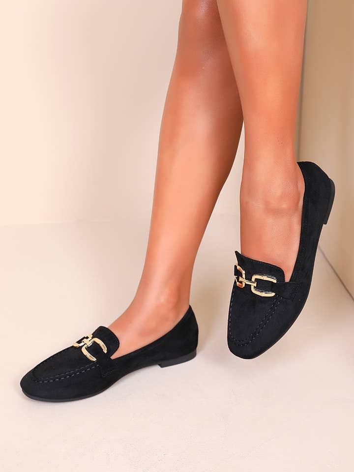 Joia Paris - Wholesale Flats/Loafers - Women's - Ballet flat with buckle, comfortable sole H8-967M27