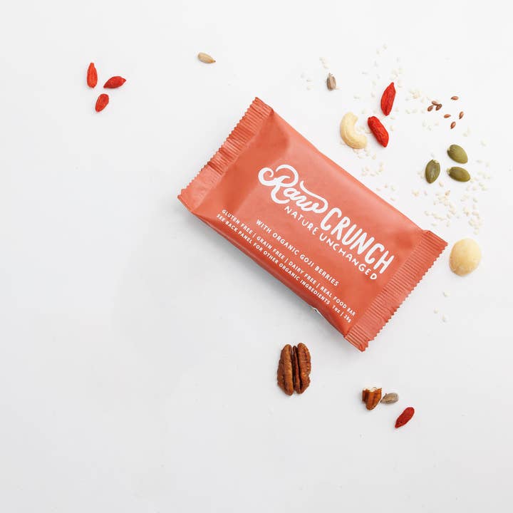 Raw Crunch® - Wholesale Snack bar - Raw Crunch® - Organic Goji Berry - 12 bars1