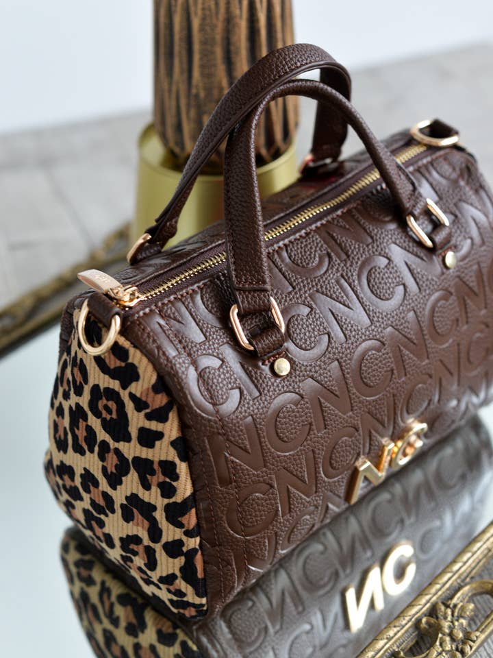 Mini Bowling Animal Print Brown for wholesale by NOCO