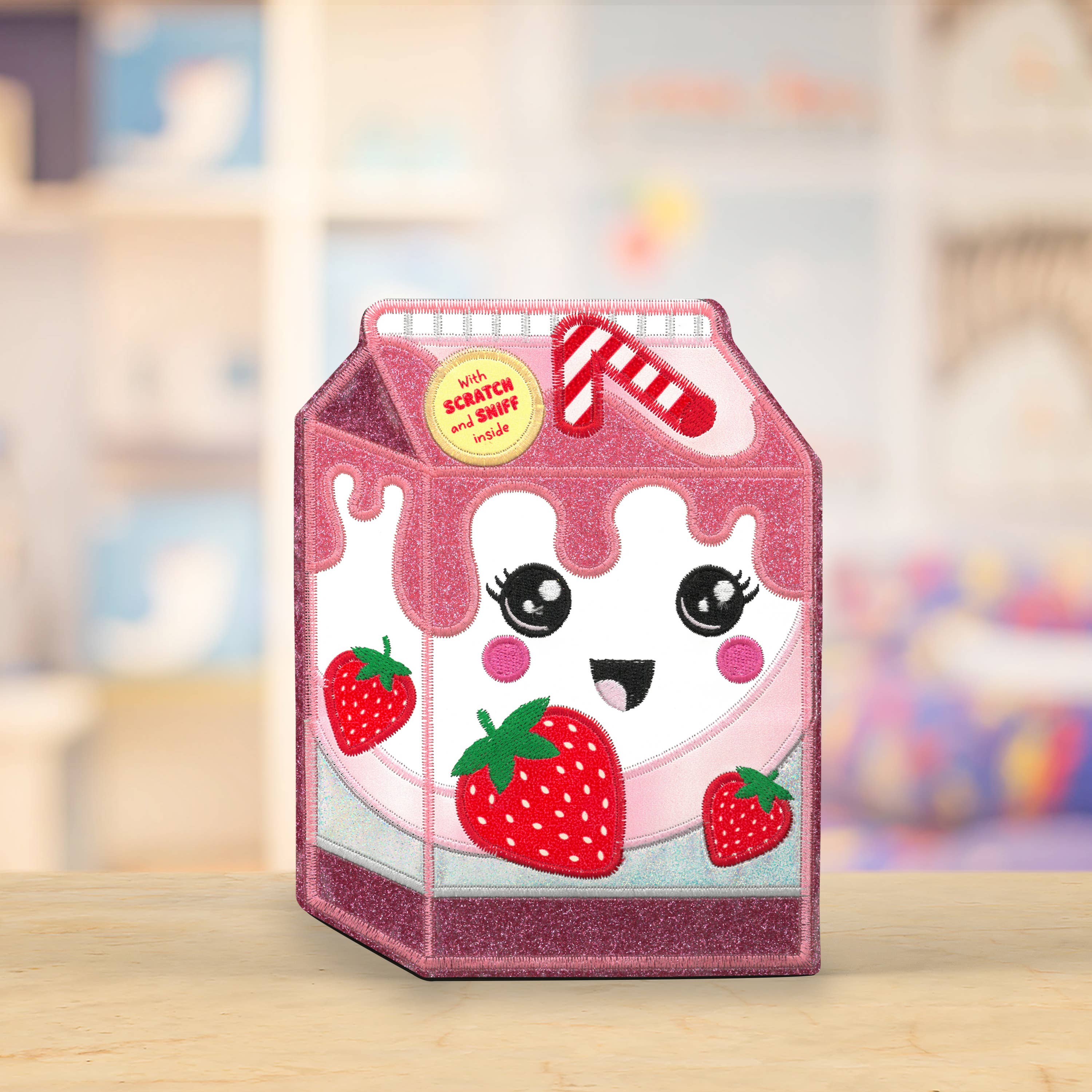 Make Believe Ideas – wholesale Pre-school book (3–5) – Strawberry Milk Scratch and Sniff Book0