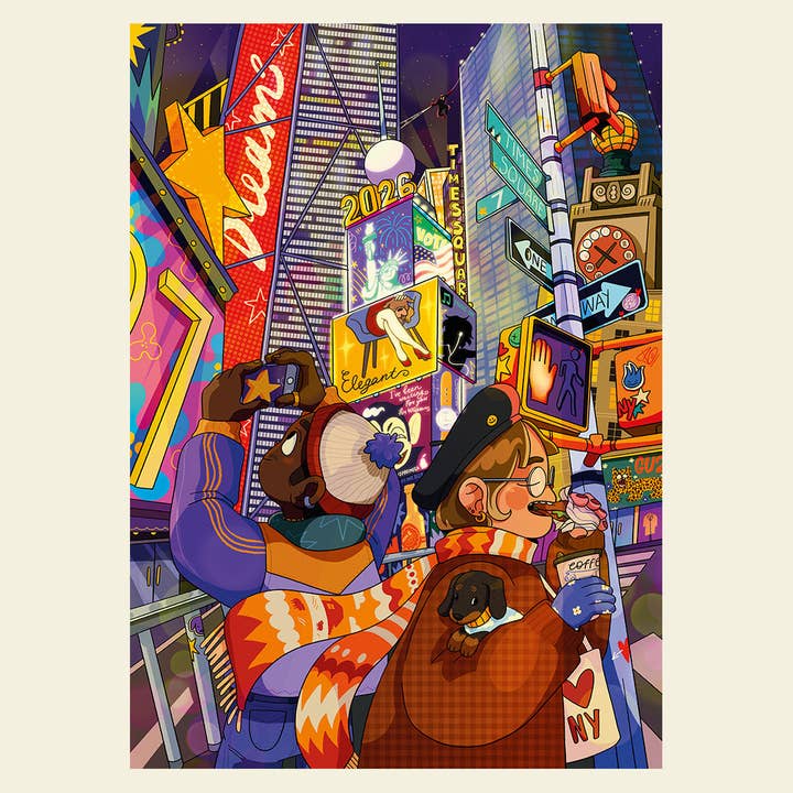 New York - 500 Piece Puzzle - Polina Alekseenko for wholesale by Sto Puzzle