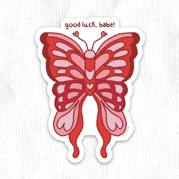 Held og lykke, Babe Butterfly, Chappell Roan klistermærke for engroshandel hos Articuh