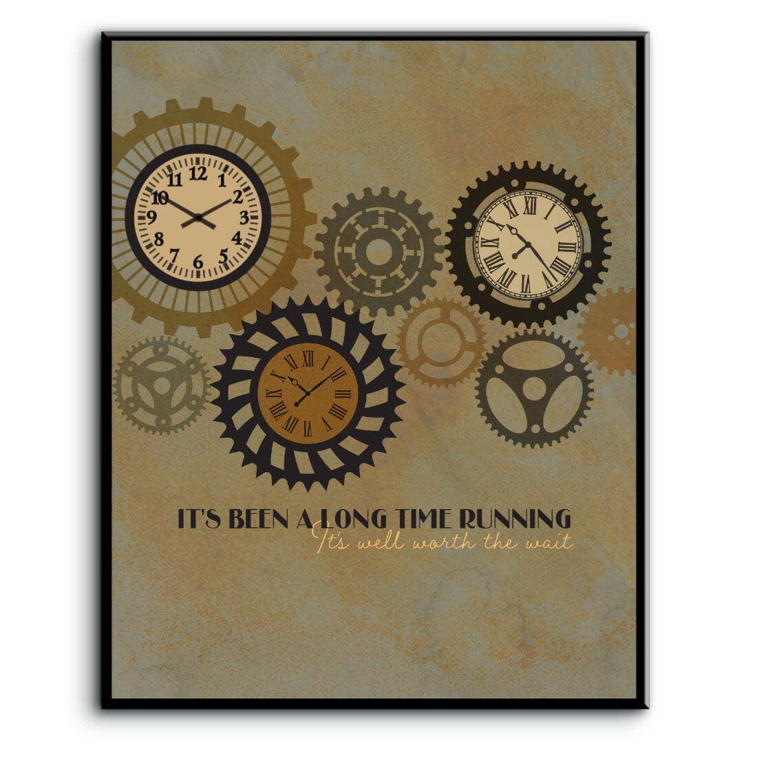 Song Lyrics Art – wholesale Art print – Long Time Running by the Tragically Hip - Song Lyric Print4