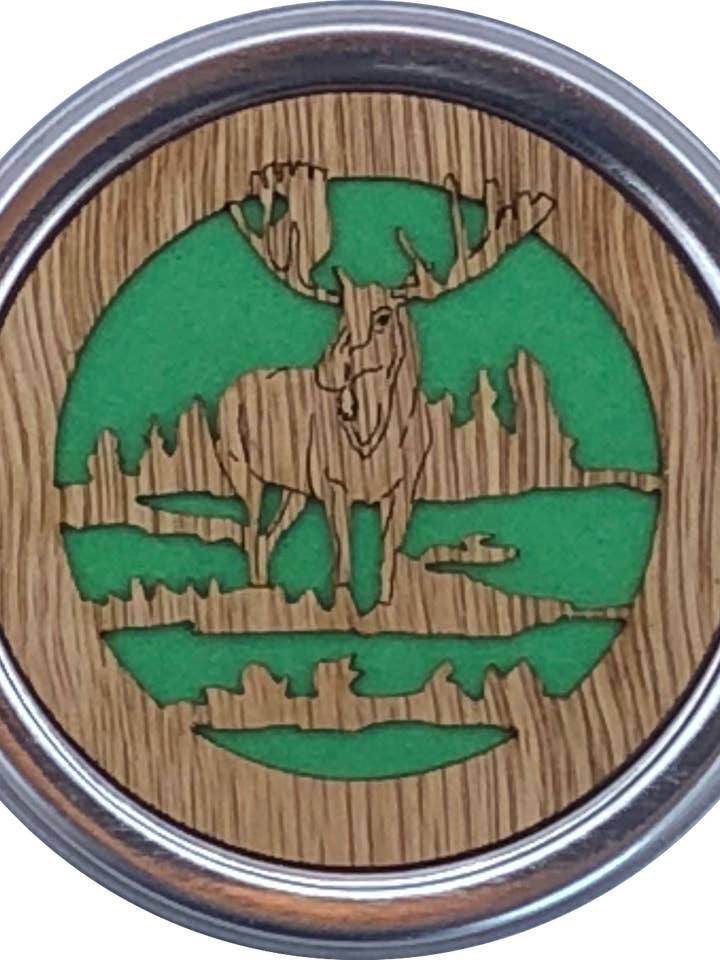 Moose Wood and Metal Dreambox for wholesale by Woodcutts Inc.