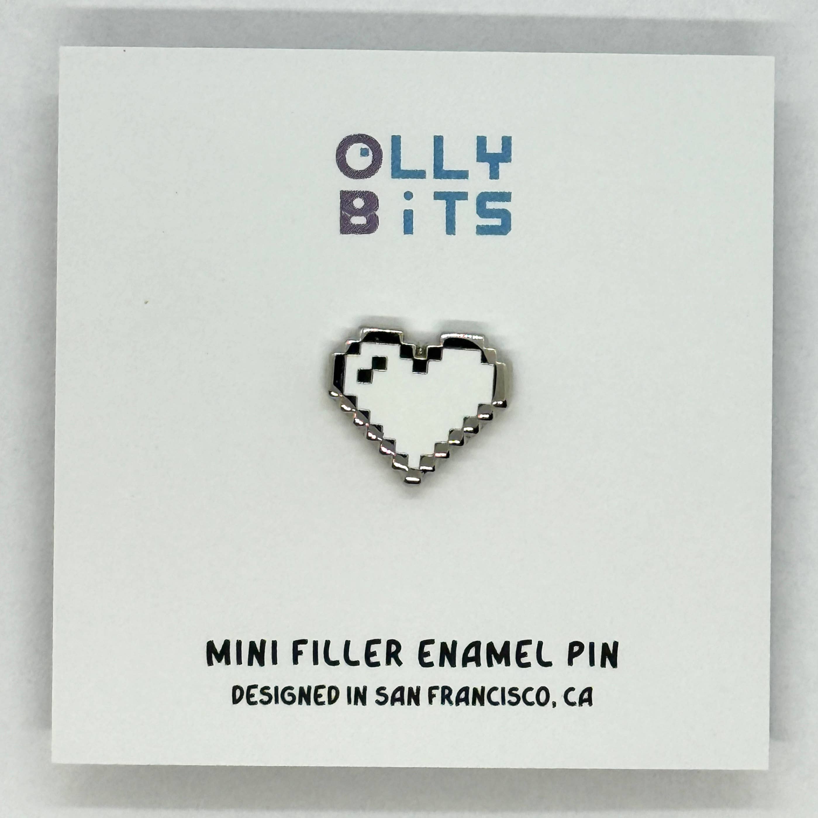 Ollybits Pixel Art - Wholesale Lapel Pin/Button - RPG Mini Filler Pixel Art Heart Enamel Pins6