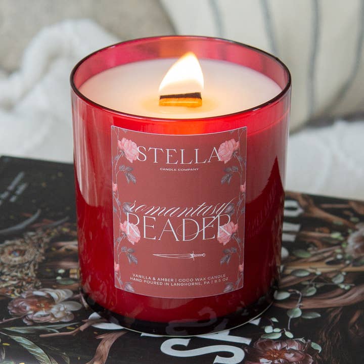 Stella Candle Company - Wholesale Jar/Filled Candle - Romantasy Reader Candle0