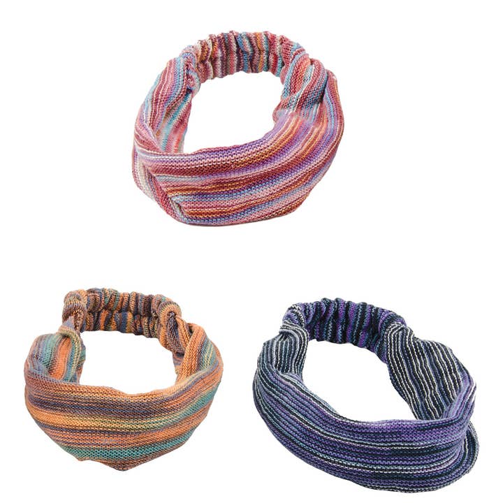 Namaste - Wholesale Fashion Headband - Women's - Cotton Knit Headband0