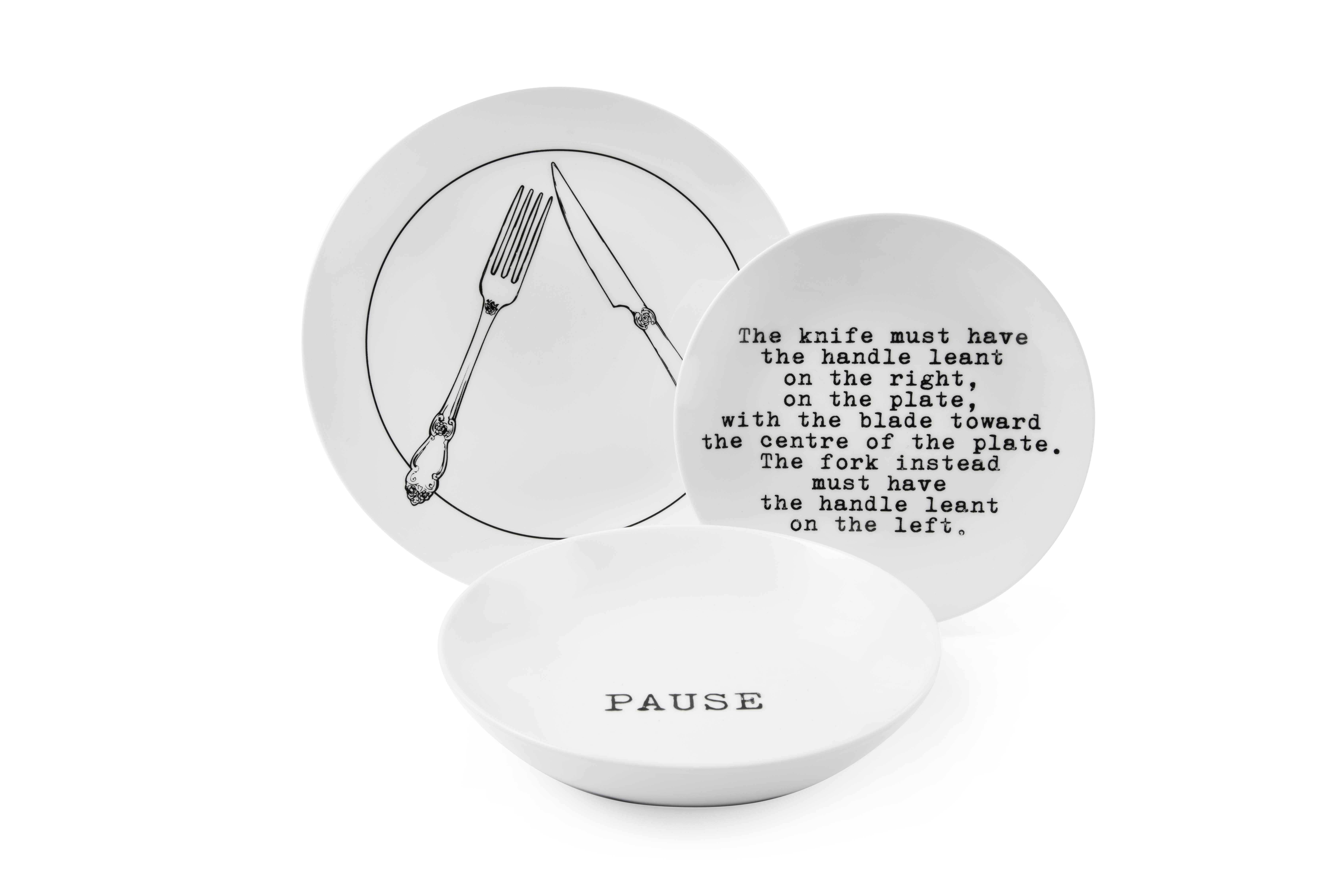 Multicolore Servizio Piatti 18 Galateo in vendita all'ingrosso su Faire4