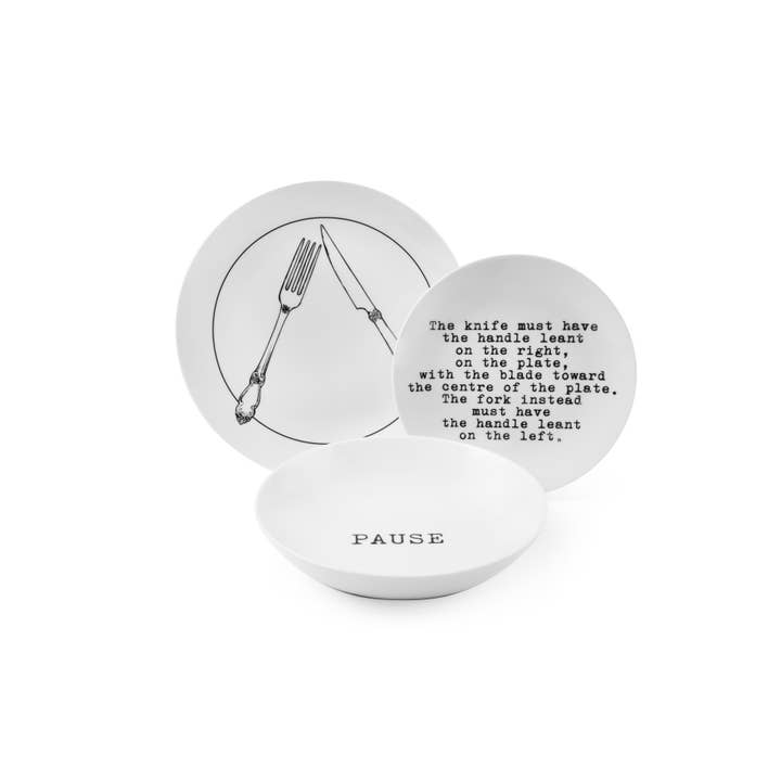 Multicolore Servizio Piatti 18 Galateo in vendita all'ingrosso su Faire4