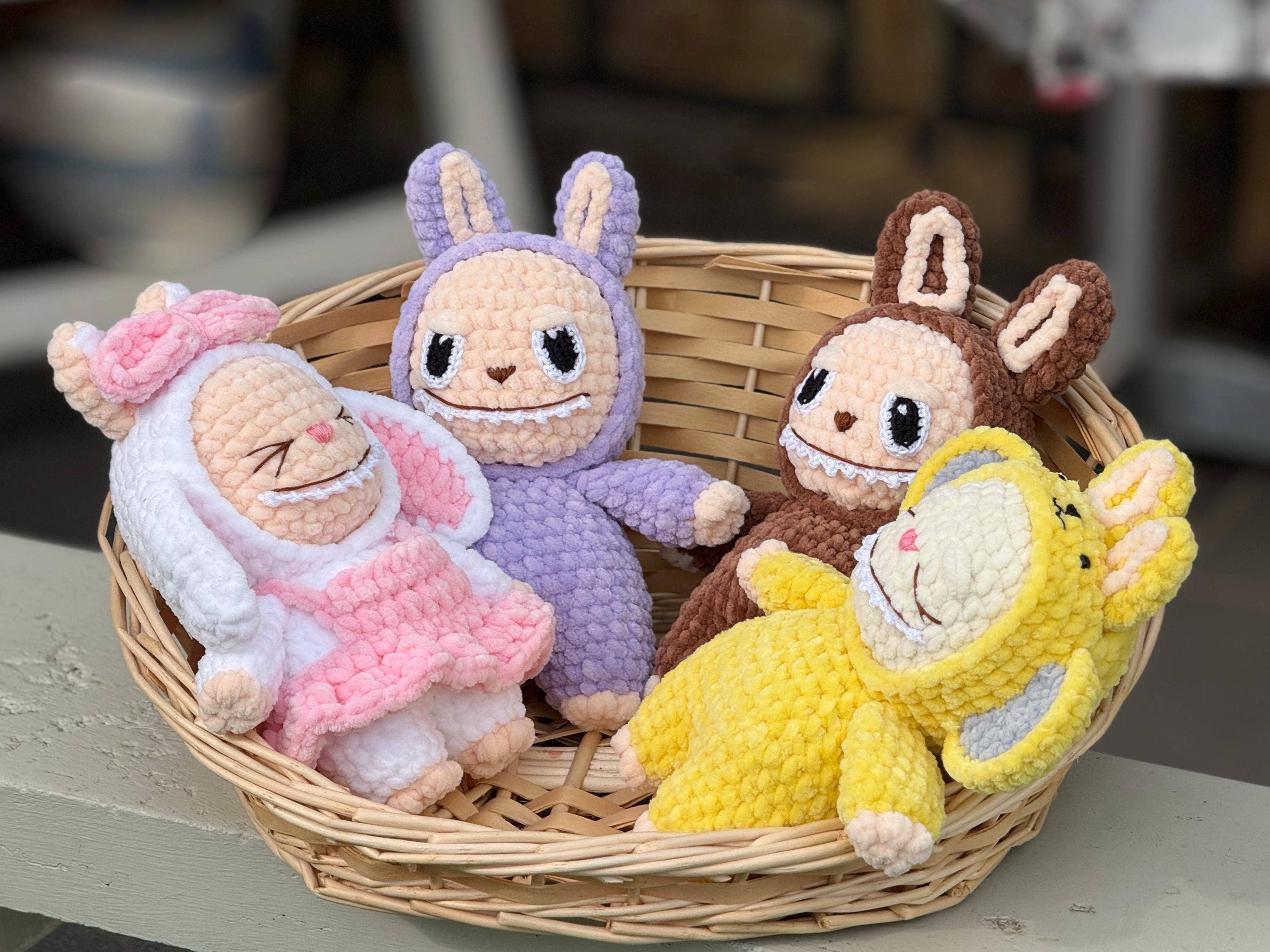 TOMOPOD LLC - Wholesale Stuffed/Plush Toy - Kids & Baby - Crochet Funny Labubu, Labubu Doll Decor Table, Cute Gift5