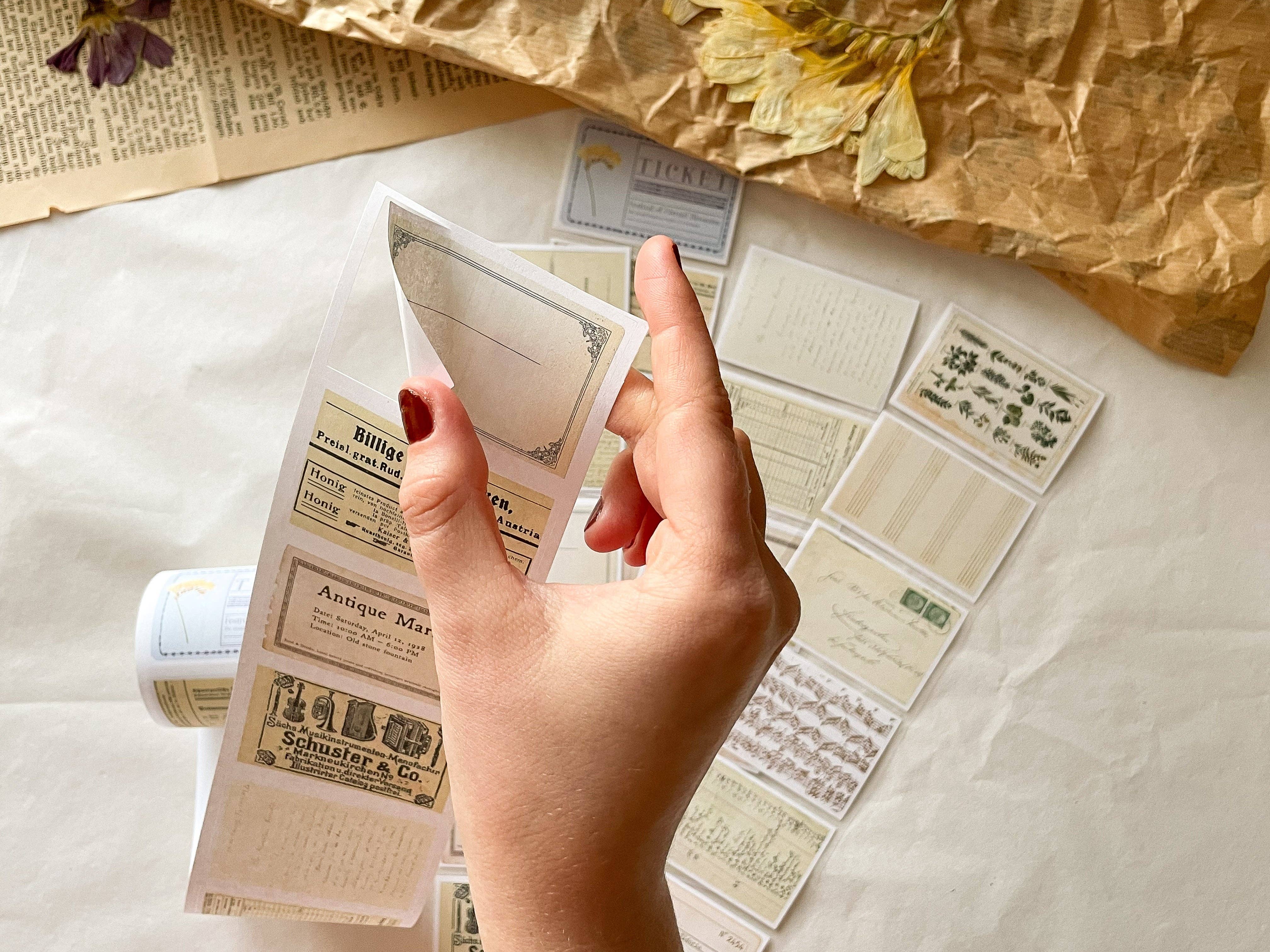 samesjournal - Wholesale Washi Tape - Vintage Ticket Sticker Tape4