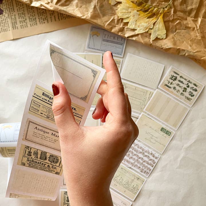 samesjournal - Wholesale Washi Tape - Vintage Ticket Sticker Tape4
