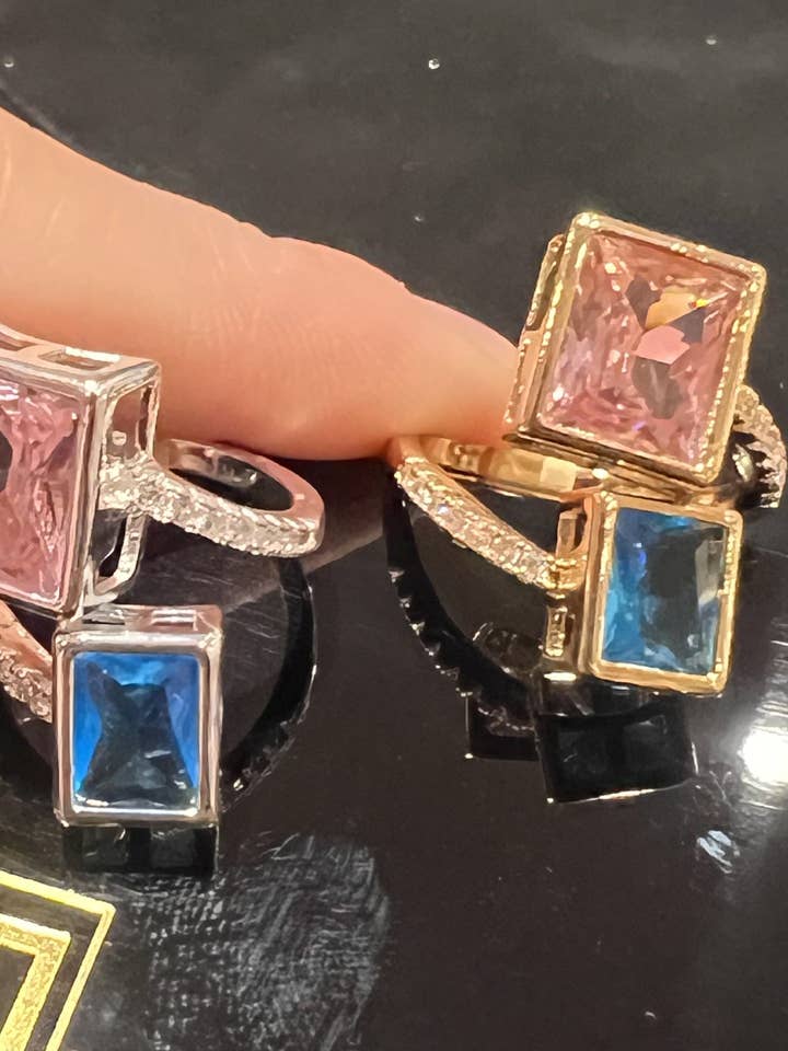 Square Style Ring R2690 for wholesale by Ole