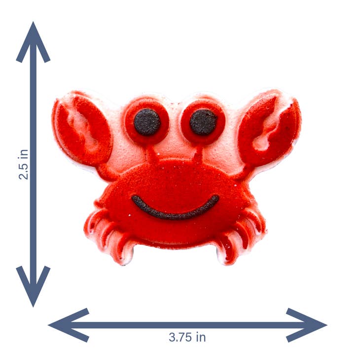 Luxiny Products - Luxurious Bath and Body - Wholesale Bath bomb/fizz - Crab Bath Bomb | Hand-Painted | Color Burst | Fun Bath Fizz3
