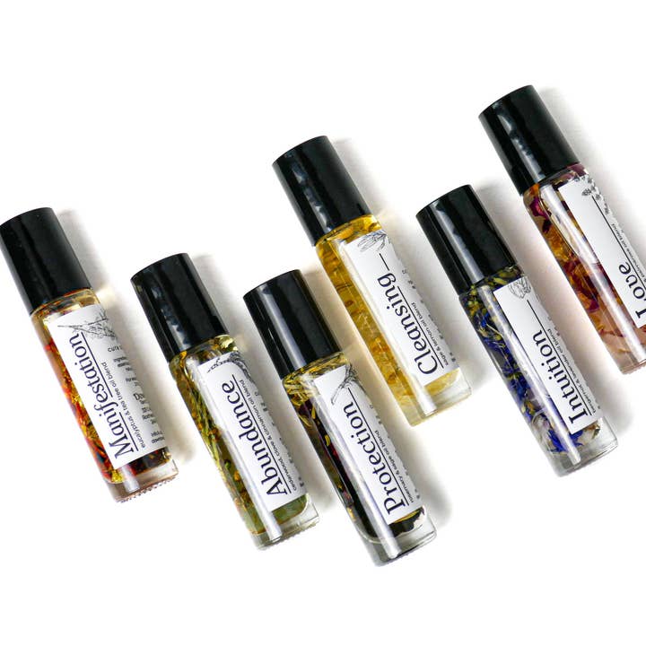 Full Collection - Intention Essential Oil Roller (6 rollers) for wholesale by Downtown Tarot Company