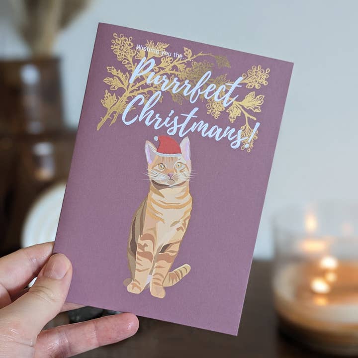 Julekatt/killingekort for engroshandel hos Sazzlebybell