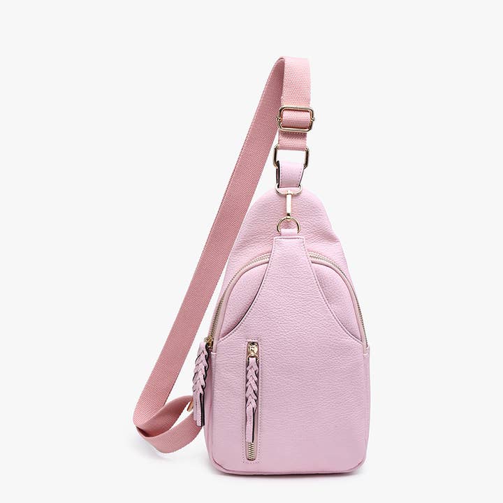 Jen & Co. – wholesale Axelväska - Dam – M2342 Nikki Dubbel Fack Crossbody Slingväska14