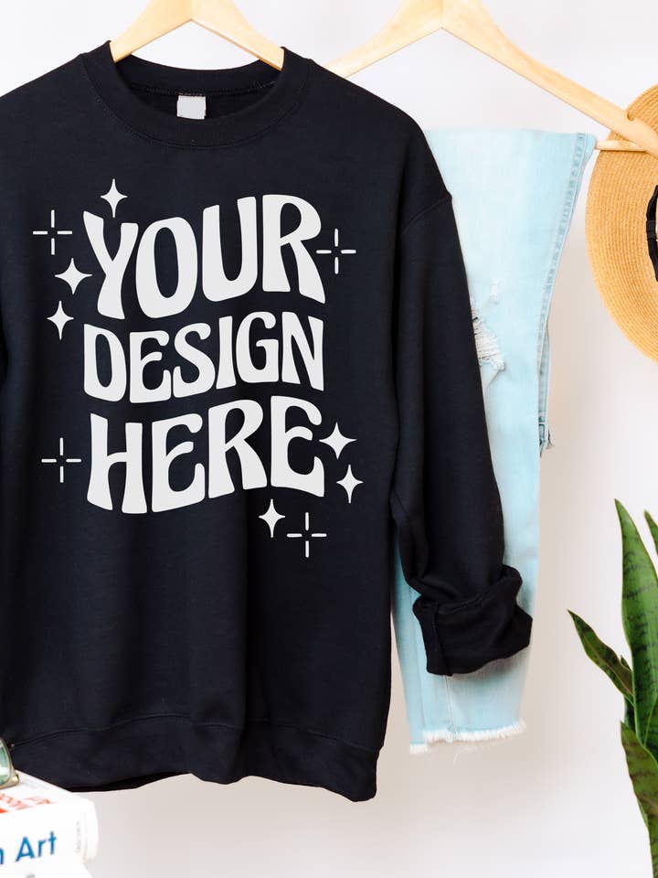 REMOVED BRAND - Wholesale Graphic Sweatshirt - Women's - Custom Design Crewneck Sweatshirt - Solid Color1