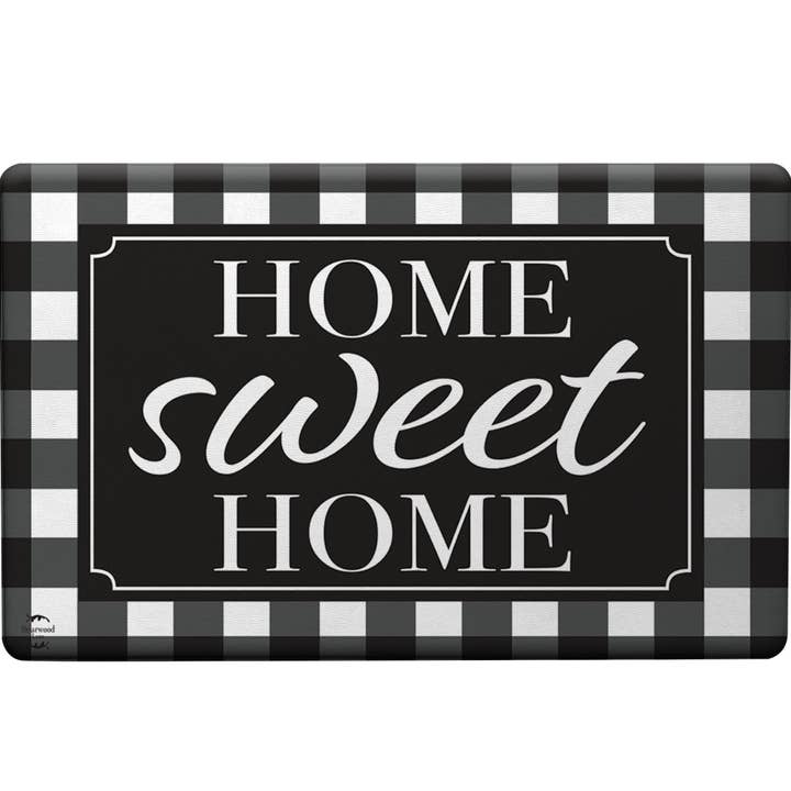 Tapis de confort en mousse à carreaux Home Sweet Home pour la vente par Briarwood Lane