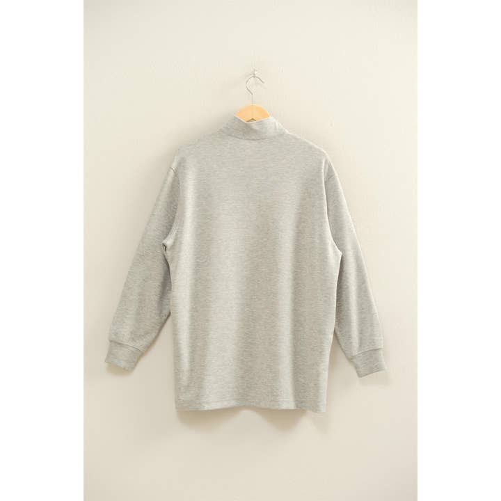 HYFVE - Wholesale Dress - Women's - Double Knit Half Zip Up Long Sleeve Mini Dress21