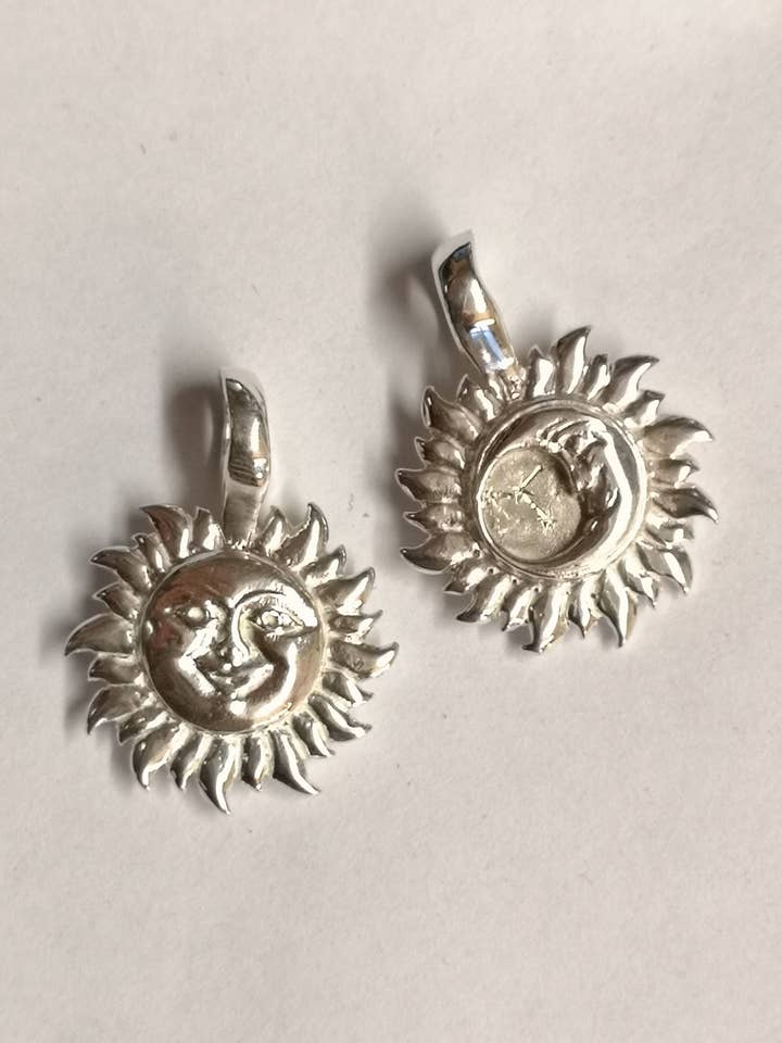 Pingente Sol e Lua por atacado de Andrew O'Dell Jewellery