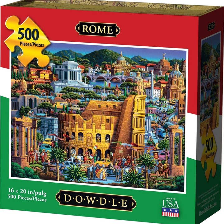Boardwalk Puzzle Company - Wholesale Puzzle - Adult - Rome - 500 Piece0