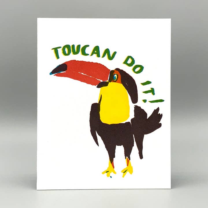 Toucan Do It - Carte d'encouragement pour la vente par Westland Press