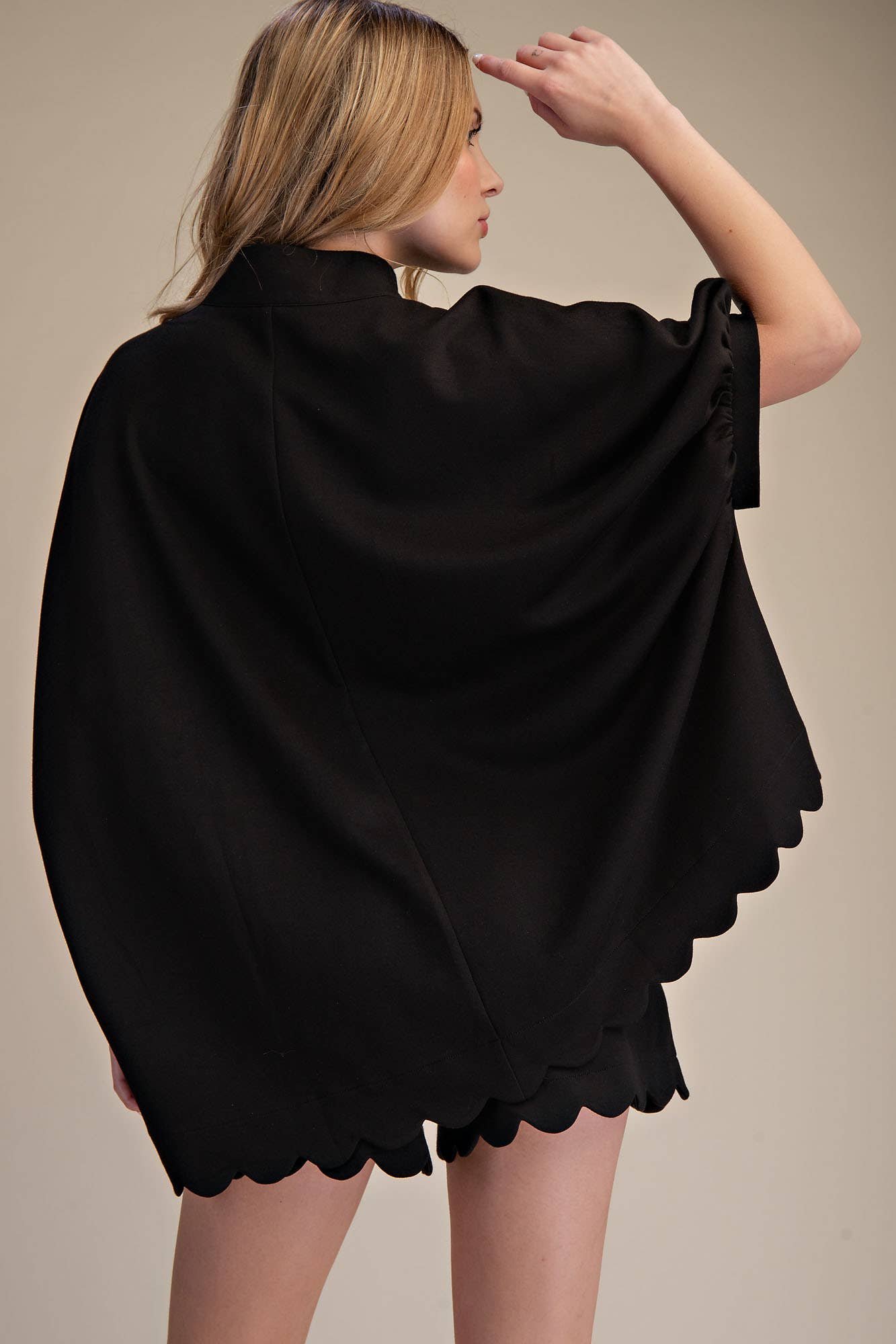 Glam - Wholesale Blouse - Women's - Scallop Neck Line Oversized Top16