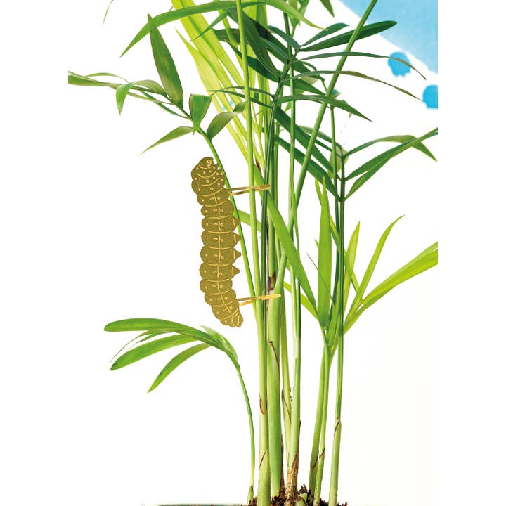 Plant Animal - Caterpillar, Insect Plant Charm for wholesale by Another Studio UK