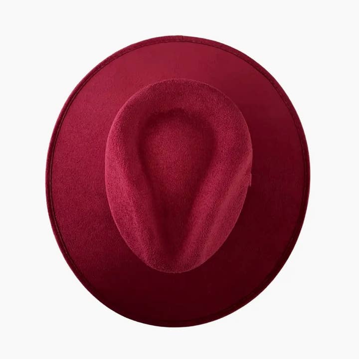 Bordeaux Fedora-hatt med PREMIUM-anpassning för wholesale av Margarita