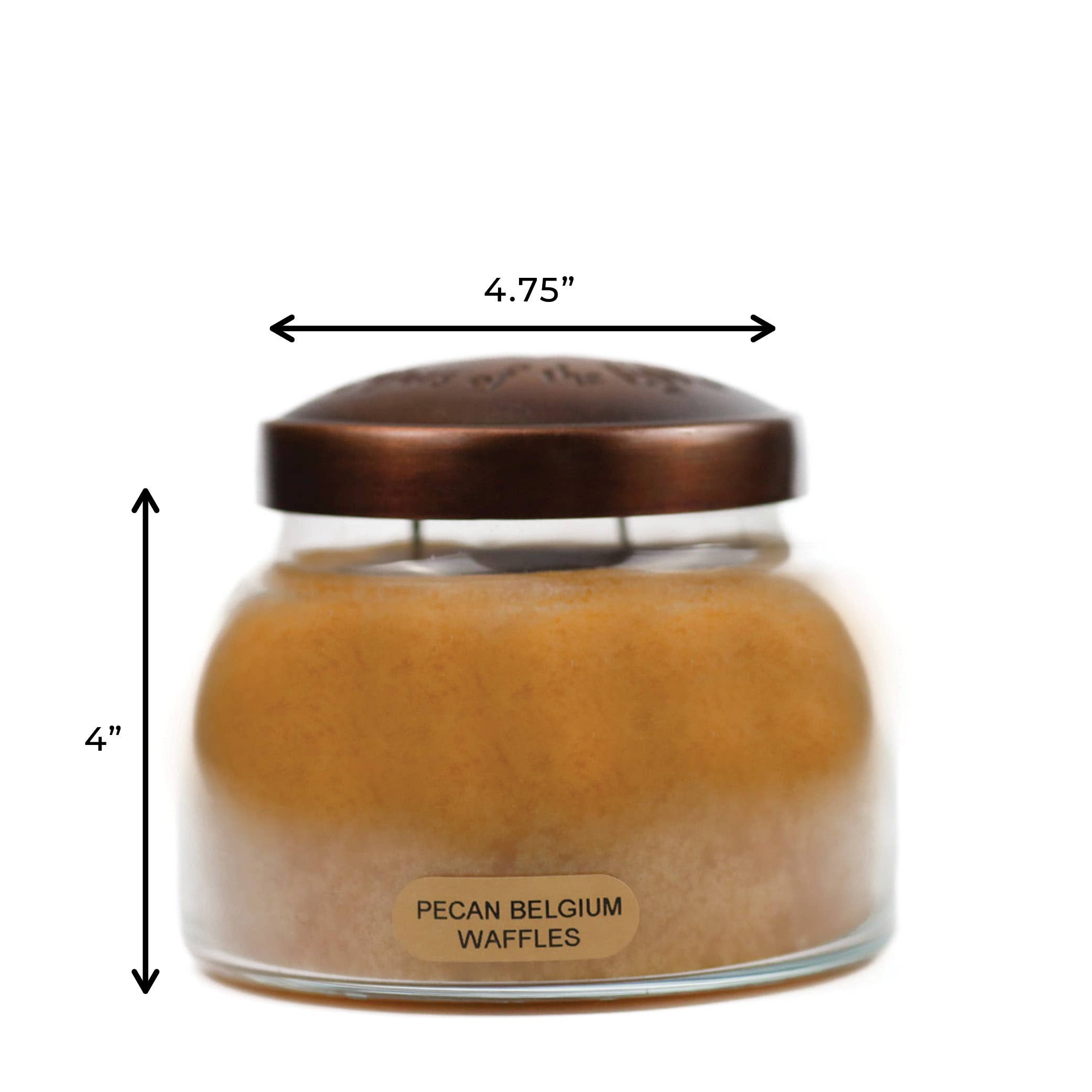 A Cheerful Giver - Wholesale Jar/Filled Candle - KOTL Mama Candle (22oz.) – Pecan Belgium Waffles4