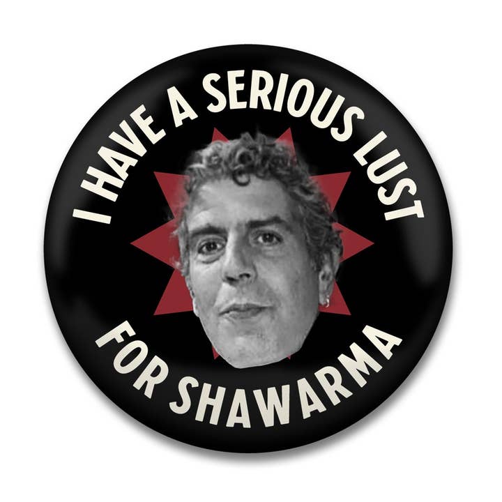 J'aime Anthony Bourdain Bouton pour la vente par Mover & Shaker