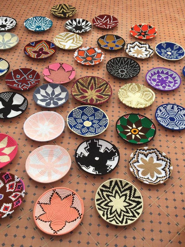 Moroccan Handwoven Wall Basket : Set of (S|M|L) for wholesale by marrakeshop