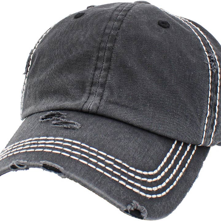 KBETHOS - Wholesale Baseball Cap - Unisex - Washed Vintage Ballcap