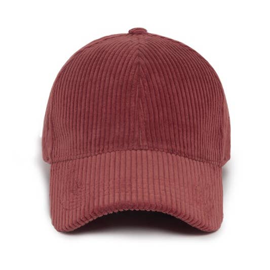 David And Young - Wholesale Baseball Cap - Women's - FWCAP114 - Solid Corduroy Fall Winter Baseball Hat