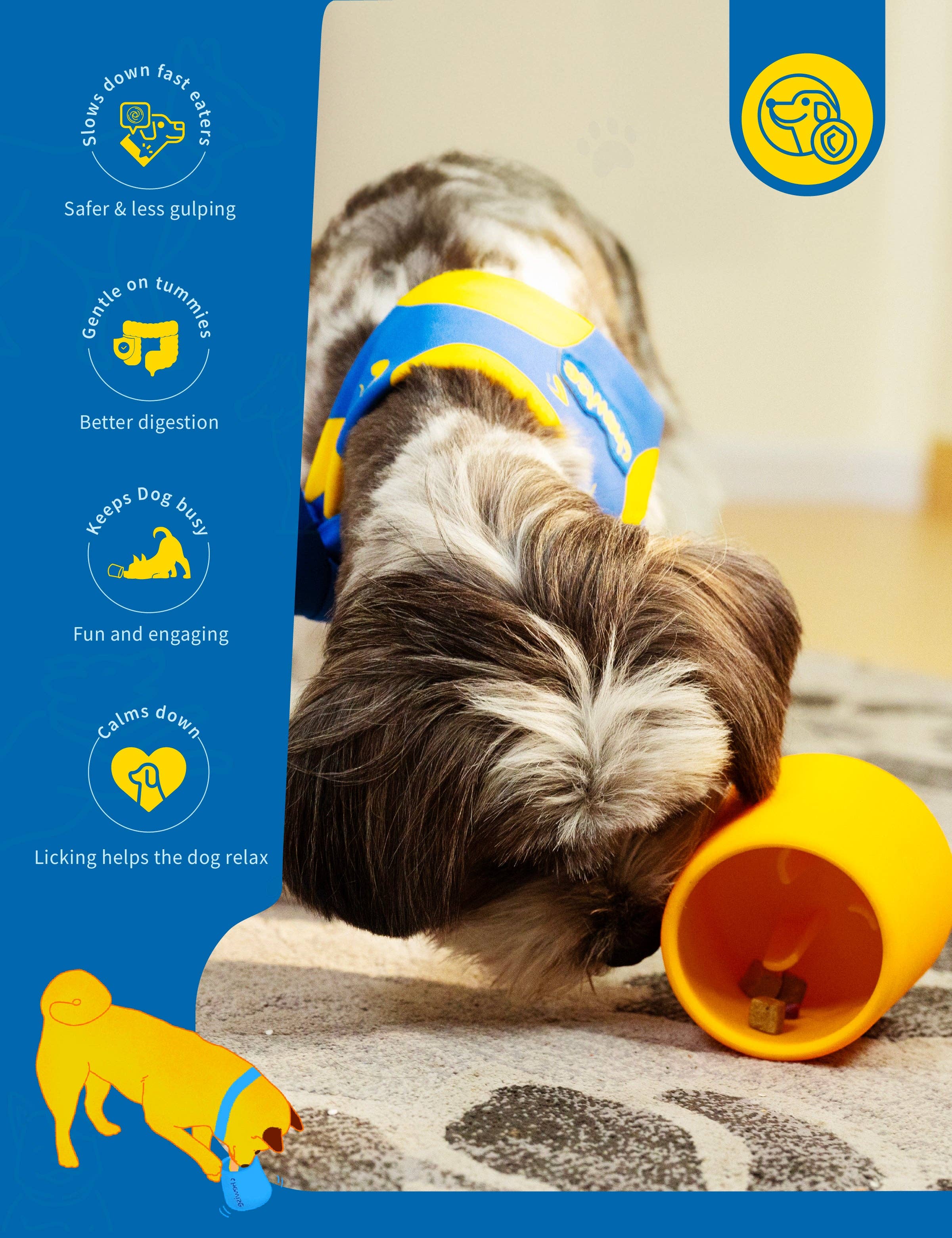 Chewise Official – wholesale Pet bowl – Dog – Chewise Enrichment Bowls - Standard I 1+ Cup5