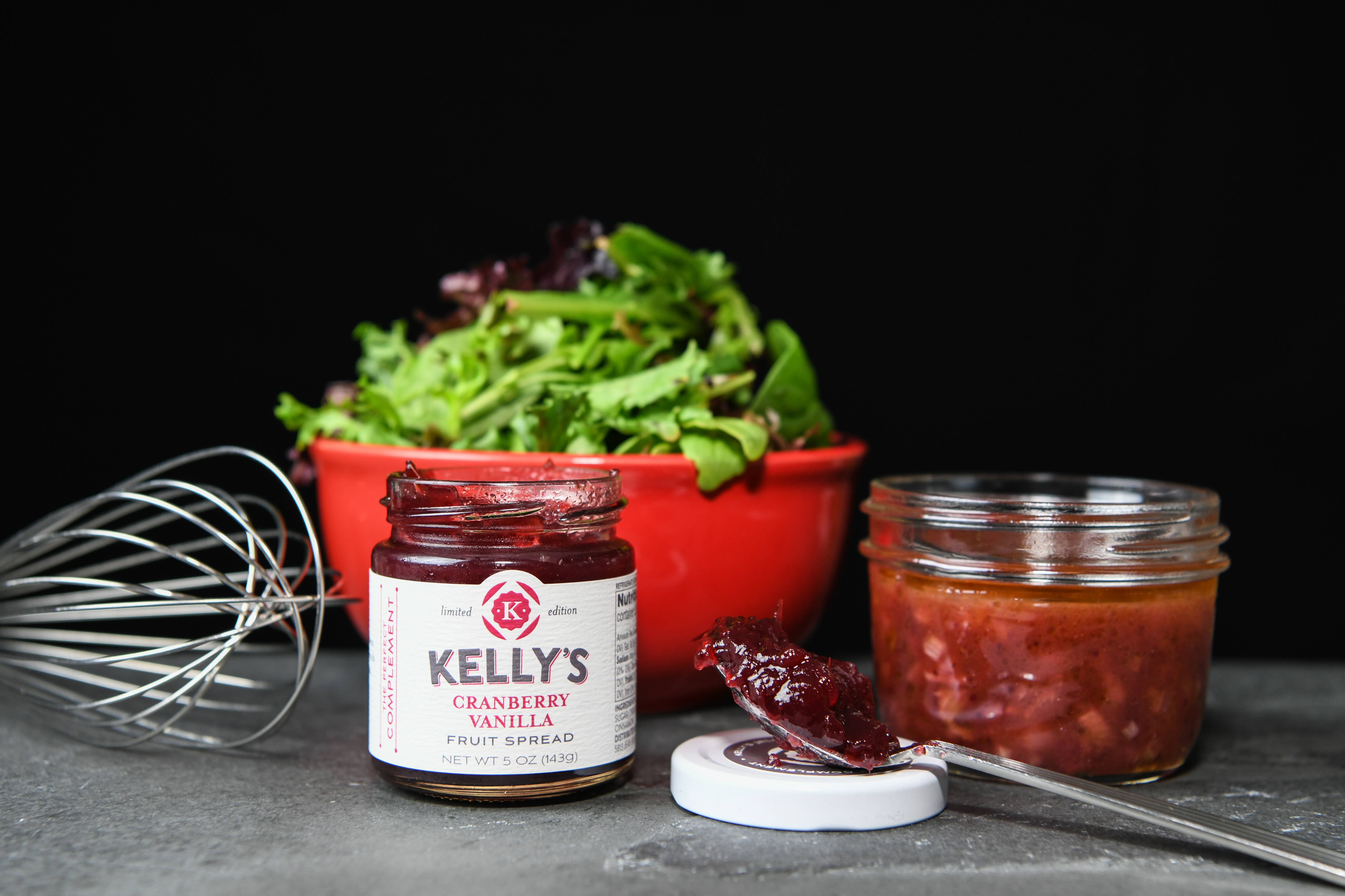 Kelly's Jelly - Wholesale Jam/Jelly - 4.7oz Kelly's Cranberry Vanilla Fruit Spread 1