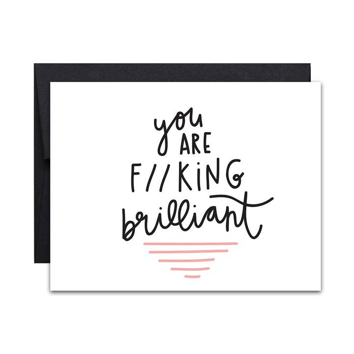 Cartão brilhante F//King por atacado de pixel paper hearts